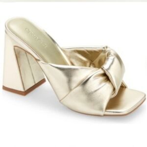 Open Edit Saydee Sandals Gold Size 10